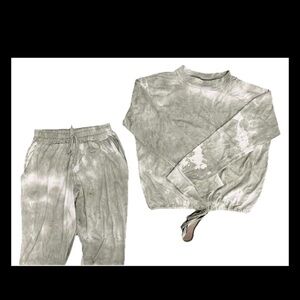 Pant And Sweater Matching Set, Light Green, Size Small (0448)